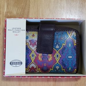 Fossil Leather Multi-function Wallet